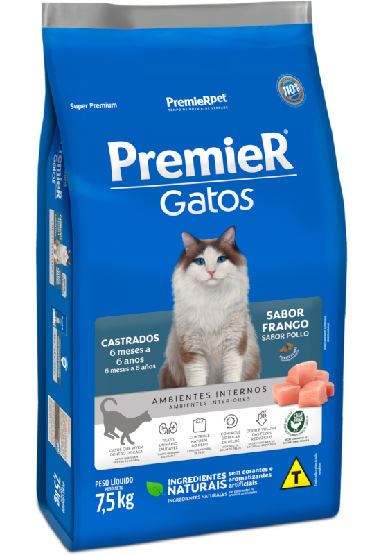 PremieR Gatos – Gatos Castrados (desde 6 meses a 6 años)