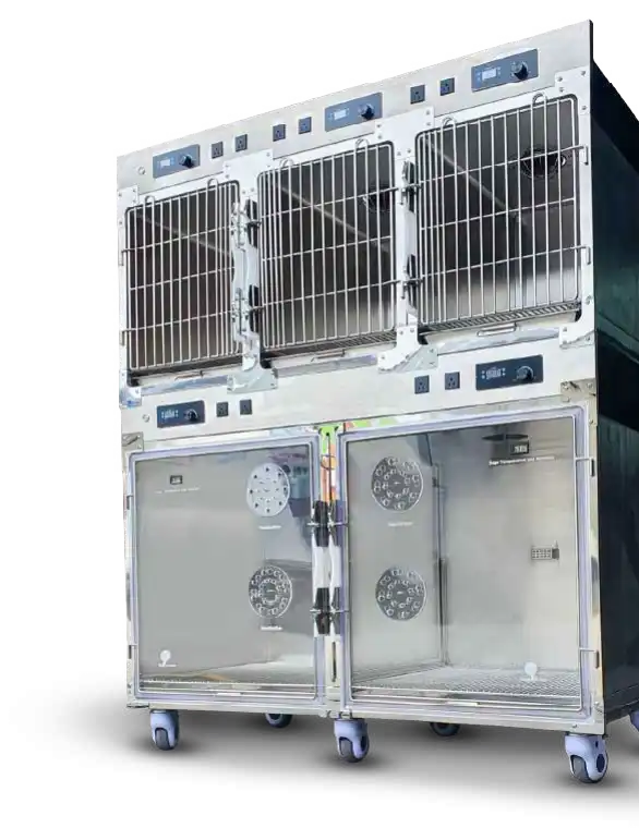 Jaula para Cuidados Intensivos con Luz Infrarroja