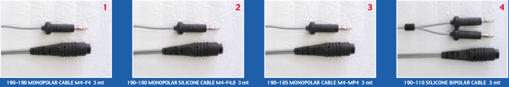 Cable Bipolar Silicona – Cable médico de alta calidad para conexiones monopolares o bipolares.