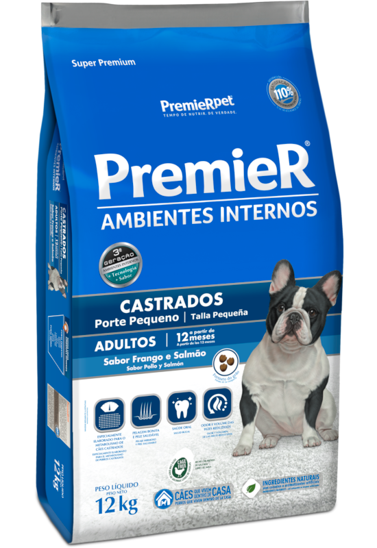 PremieR Ambientes Internos – Perros Adultos Castrados
